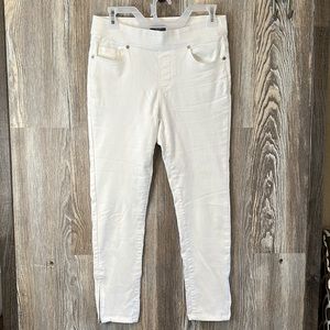 Martha Stewart pull up jeggings in white, 8P